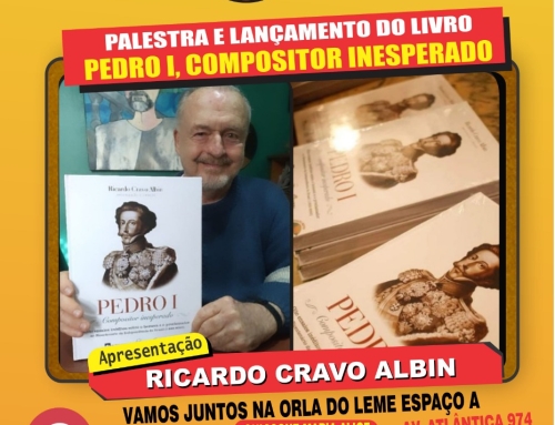 Palestra e lançamento do livro Pedro I, compositor inesperado